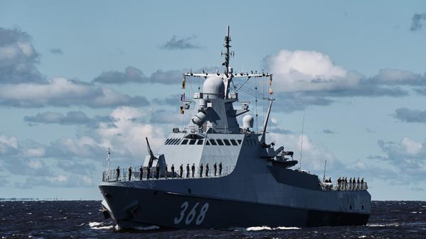 Rehearsal of the parade in honor of the Day of the Navy - Sputnik International