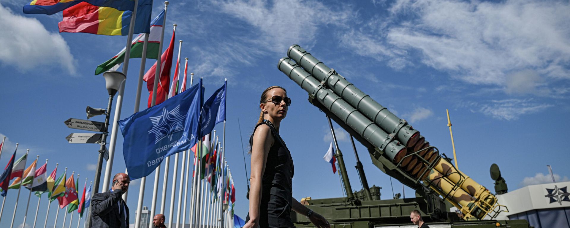 Участница Международного военно-технического форума АРМИЯ-2023 в Конгрессно-выставочном центре Патриот, Россия - Sputnik International, 1920, 16.08.2023