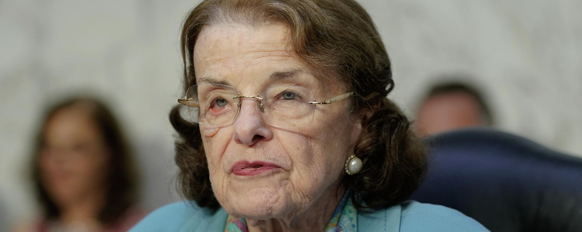 Sen. Dianne Feinstein, D-Calif., speaks during a confirmation hearing Wednesday, July 12, 2023, on Capitol Hill in Washington - Sputnik International, 1920, 15.08.2023