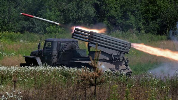  Russia's Grad multiple launch rocket system in Ukraine. File photo - Sputnik International