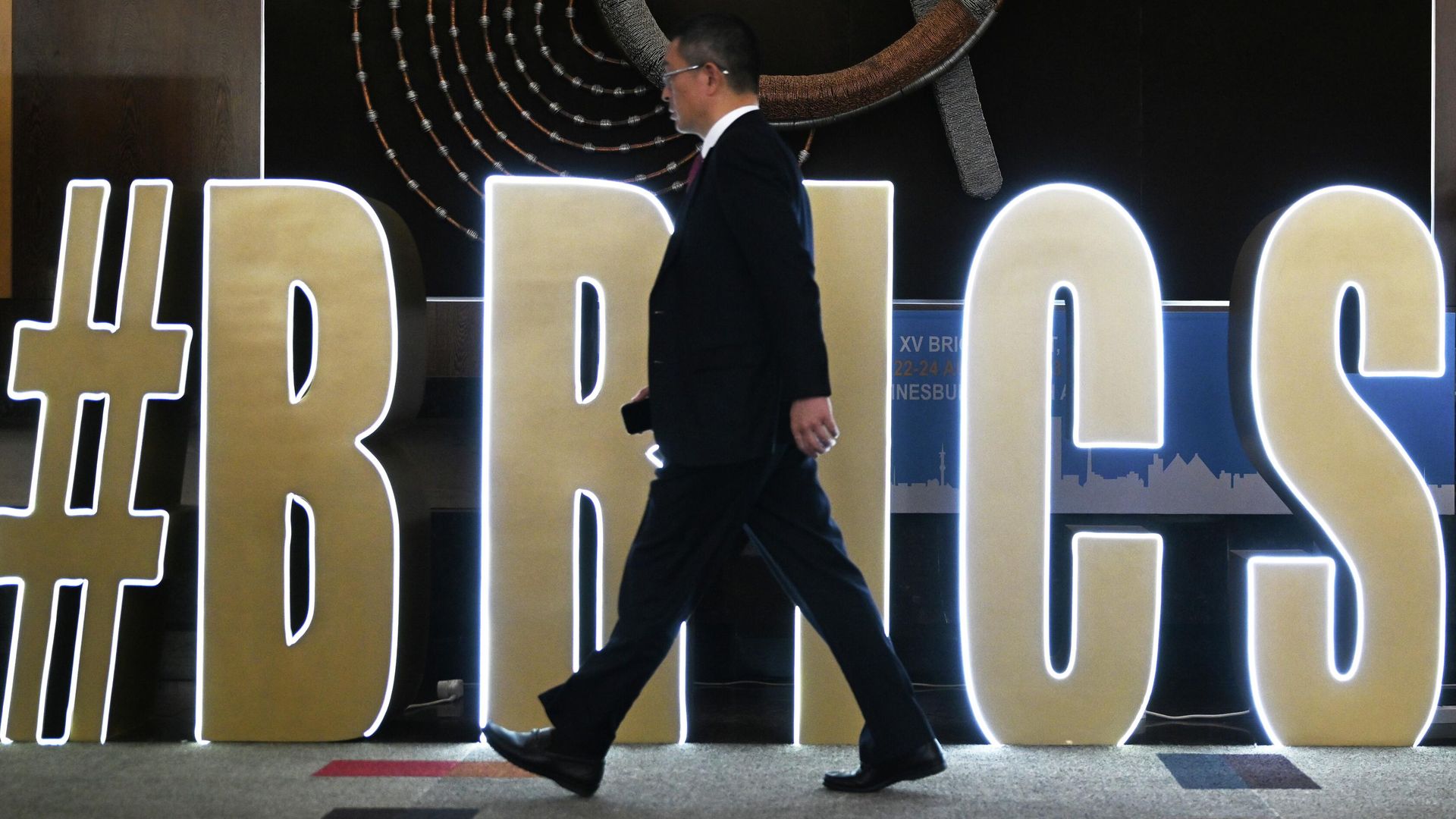 A participant of the 2023 BRICS Summit in South Africa on August 22, 2023. A participant of the 2023 BRICS Summit in South Africa on August 22, 2023. - Sputnik International, 1920, 22.08.2023
