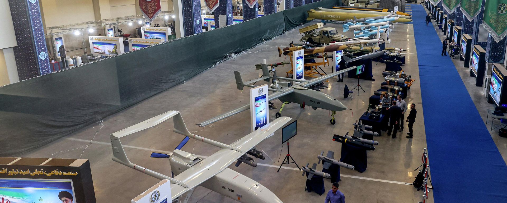 A general view of Iran's defence industry achievements exhibition. A general view of Iran's defence industry achievements exhibition. - Sputnik International, 1920, 24.08.2023