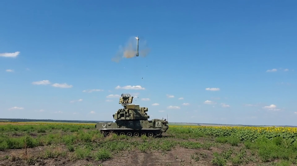 Russian Tor-M2 in action in Zaporozhye direction - Sputnik International