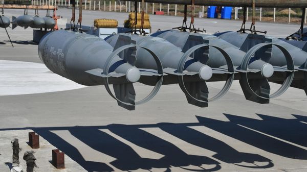 FAB-500 air-dropped bombs with a high-explosive warhead, used by the Russian Aerospace Forces. - Sputnik International