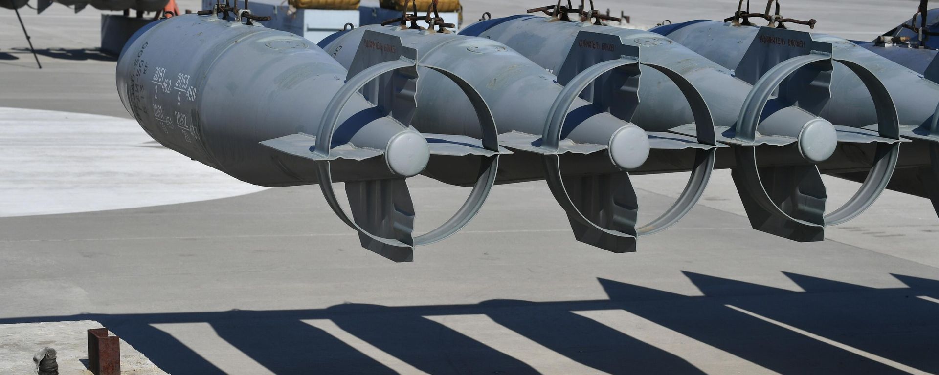 FAB-500 air-dropped bombs with a high-explosive warhead, used by the Russian Aerospace Forces. - Sputnik International, 1920, 28.08.2023