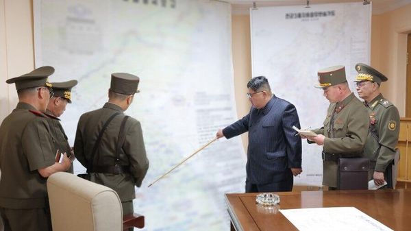 North Korea has carried out a tactical nuclear strike drill simulating nuclear strikes at the territory of South Korea - Sputnik International