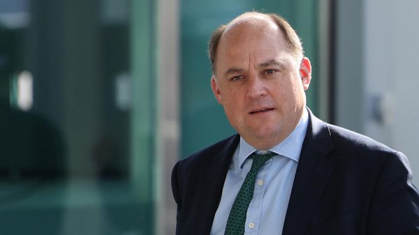 British Defence Secretary Ben Wallace arrives at the NATO headquarters in Brussels, on June 15, 2023 during a two-day meeting of the North Atlantic Council (NAC) at the level of Defence Ministers on 15-16 June 2023 - Sputnik International