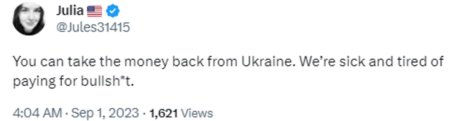 Screenshot of X post. - Sputnik International, 1920, 01.09.2023