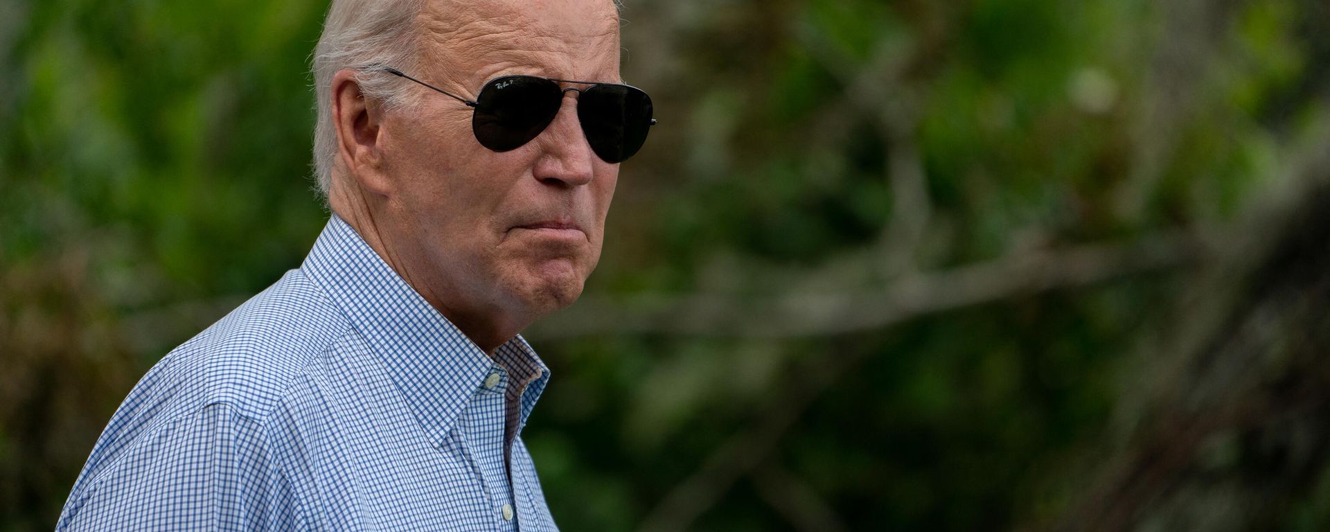 US President Joe Biden departs after delivering remarks on Hurricane Idalia, in Live Oak, Florida, on September 2, 2023. US President Joe Biden departs after delivering remarks on Hurricane Idalia, in Live Oak, Florida, on September 2, 2023. - Sputnik International, 1920, 07.09.2023