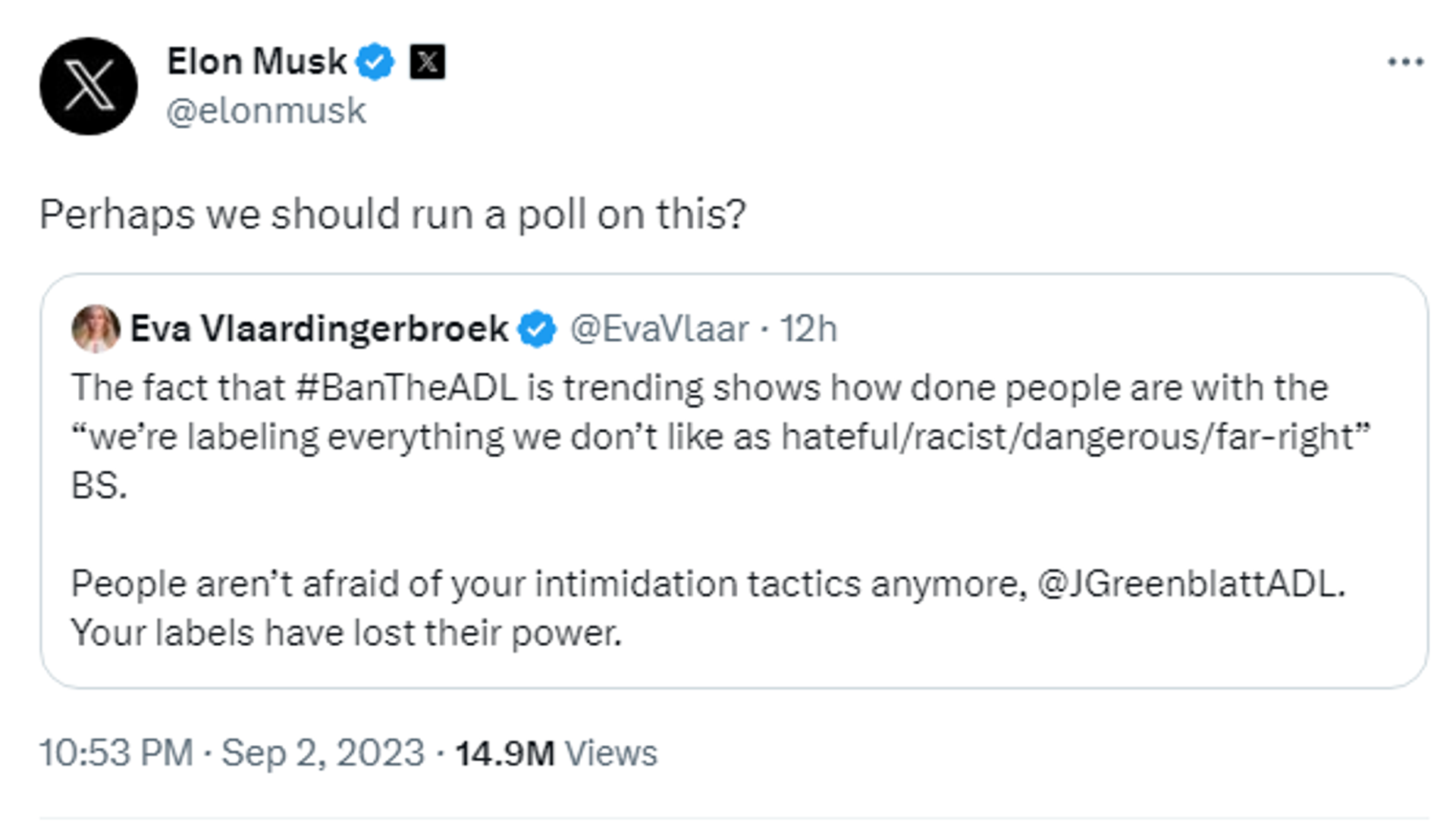 Screengrab of post by Elon Musk, the owner of X (formerly Twitter). Screengrab of post by Elon Musk, the owner of X (formerly Twitter). - Sputnik International, 1920, 03.09.2023