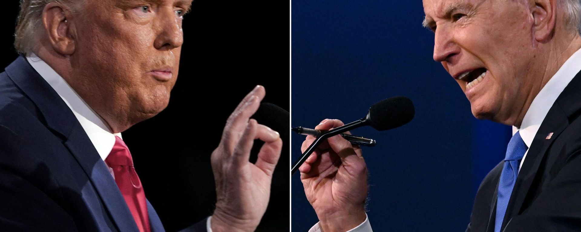This combination of pictures shows US President Joe Biden (L) and Former US President Donald Trump. This combination of pictures shows US President Joe Biden (L) and Former US President Donald Trump. - Sputnik International, 1920, 20.09.2023
