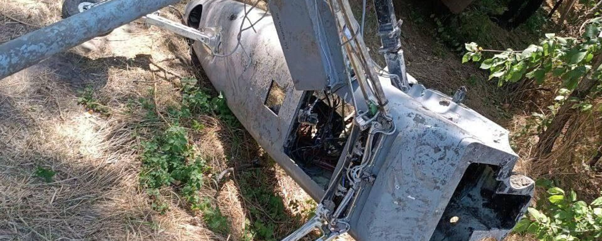 Soldiers from Bars-10, a Russian volunteer detachment, using a man-portable air-defense system, downed an airborne Czech-made Primoco One drone bound for the city of Energodar Soldiers from Bars-10, a Russian volunteer detachment, using a man-portable air-defense system, downed an airborne Czech-made Primoco One drone bound for the city of Energodar - Sputnik International, 1920, 08.09.2023