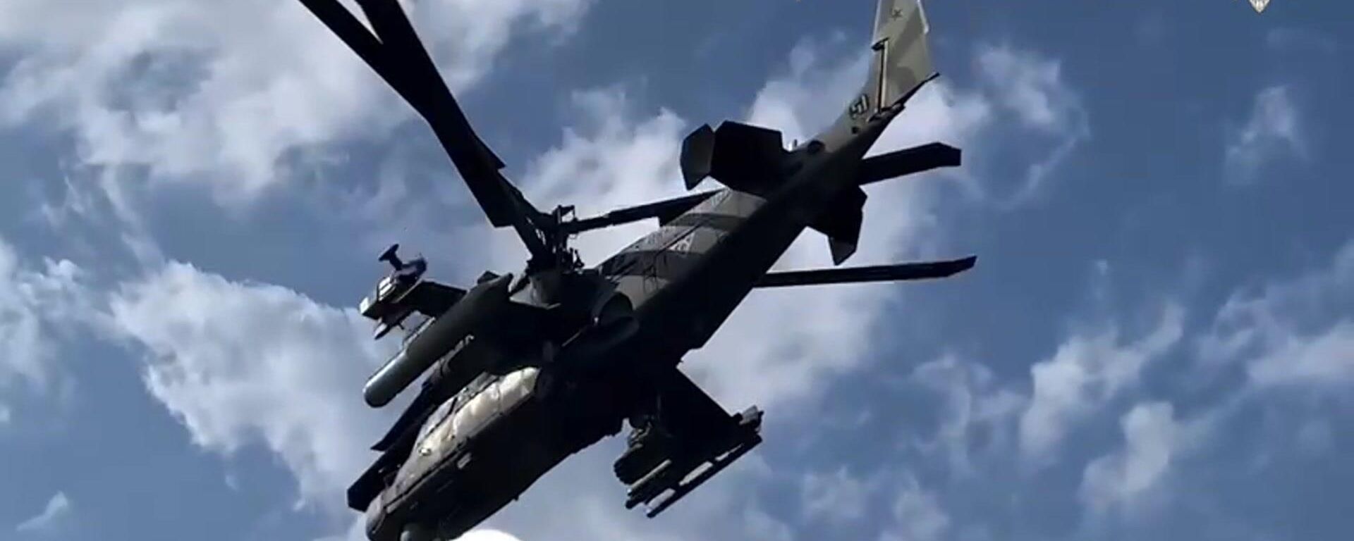 Russian Ka-52 attack helicopters crews in combat action Russian Ka-52 attack helicopters crews in combat action - Sputnik International, 1920, 08.09.2023
