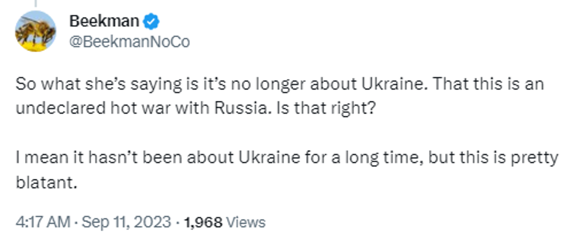 Screengrab of X post. - Sputnik International, 1920, 11.09.2023