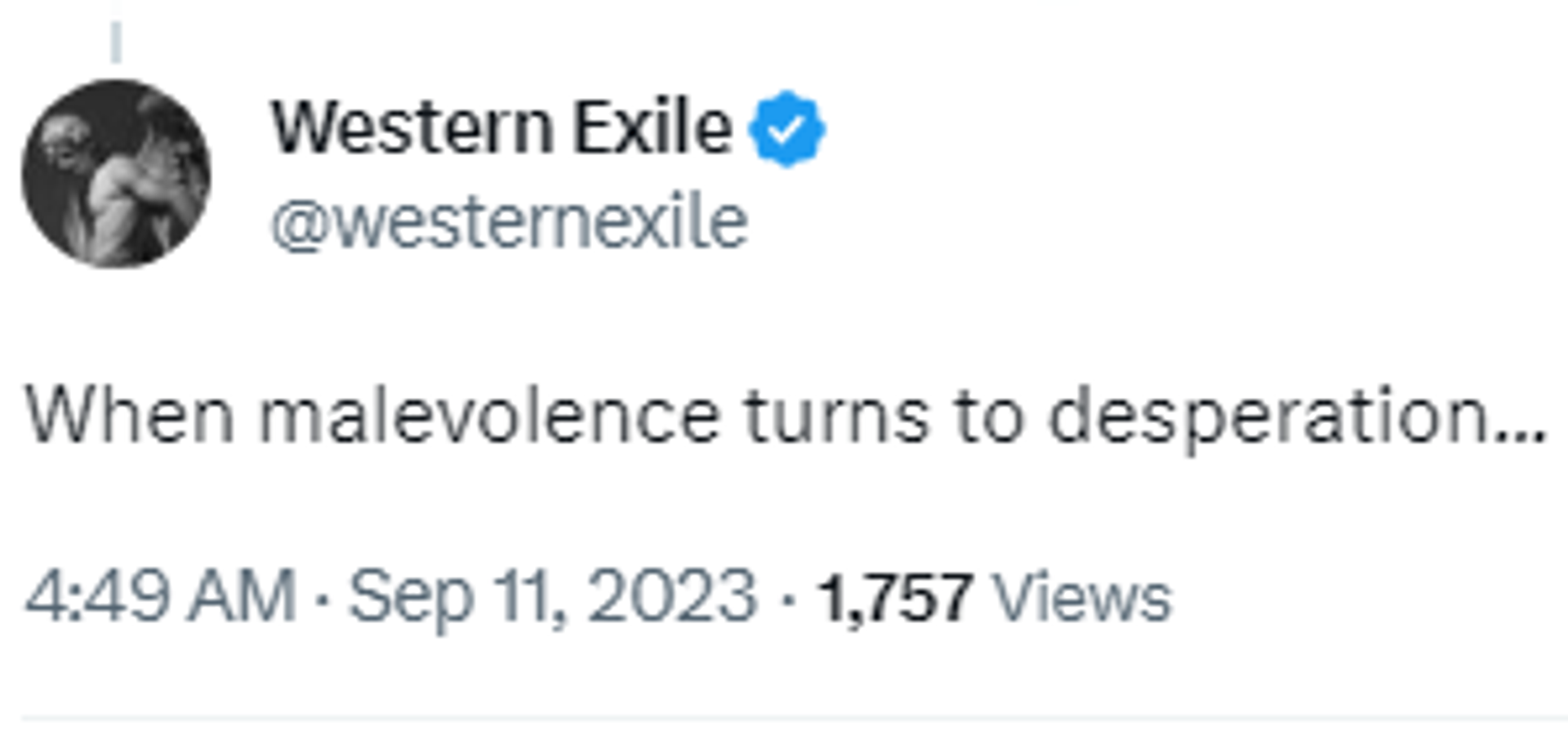 Screengrab of X post. - Sputnik International, 1920, 11.09.2023
