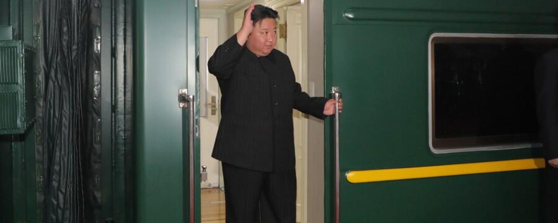 North Korean Leader Kim Jong Un Leaves Pyongyang to Visit Russian Federation North Korean Leader Kim Jong Un Leaves Pyongyang to Visit Russian Federation - Sputnik International, 1920, 12.09.2023