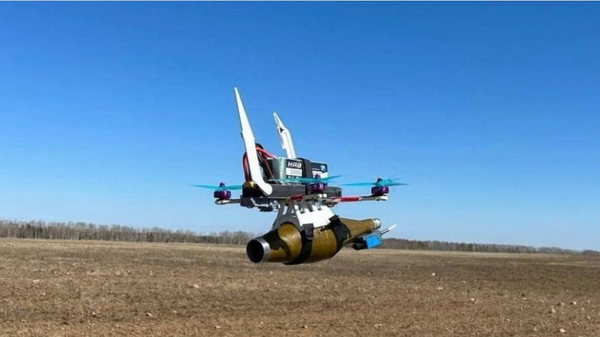 An X (formerly Twitter) screenshot of Russia's Upyr drone.  - Sputnik International