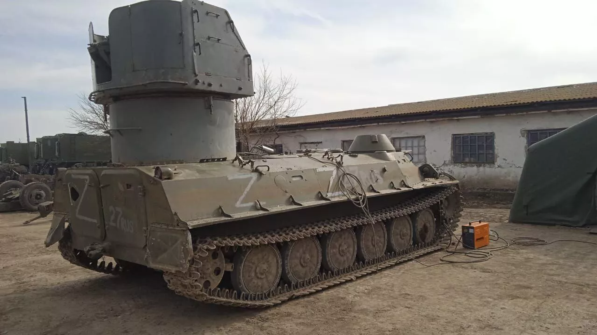 MT-LB custom-equipped with 2M-3M anti-aircraft installation. - Sputnik International, 1920, 17.09.2023