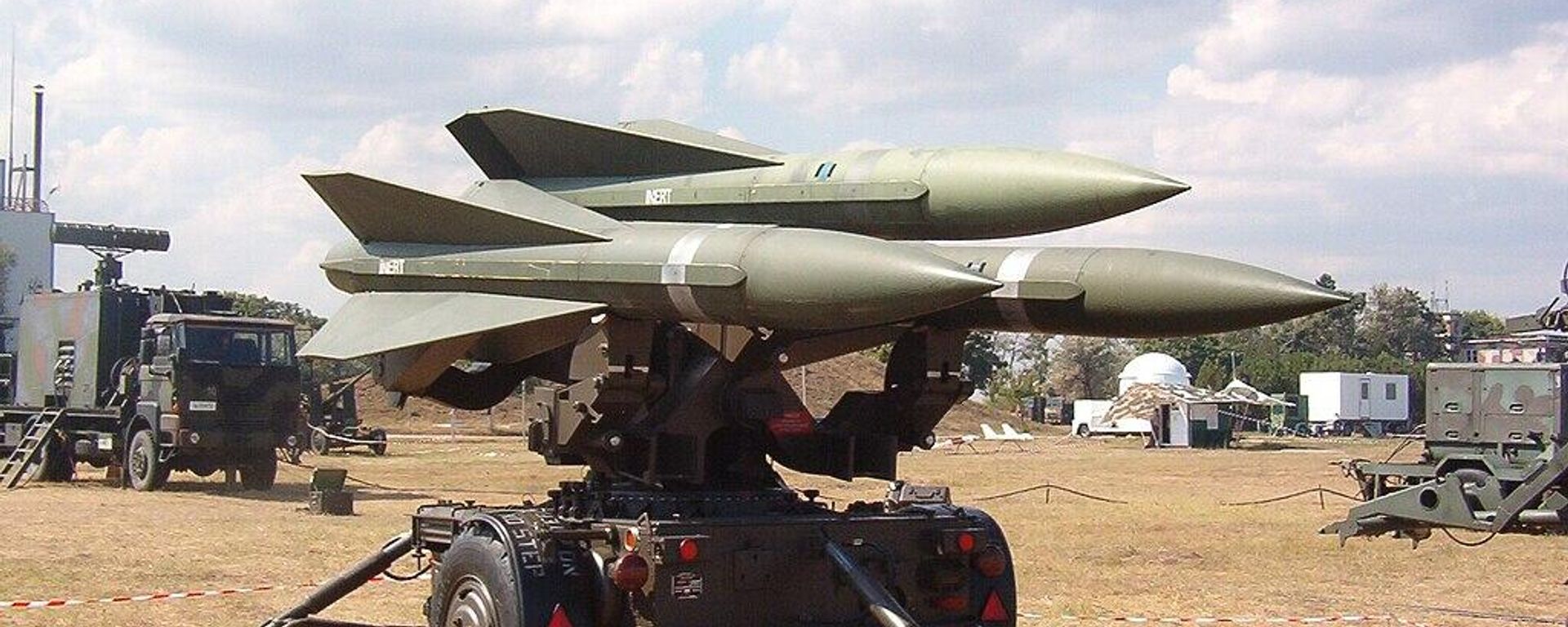 MIM-23 Hawk surface-to-air missiles on display during the 90th anniversary of the Romanian Antiaircraft Artillery and Missiles. - Sputnik International, 1920, 21.09.2023