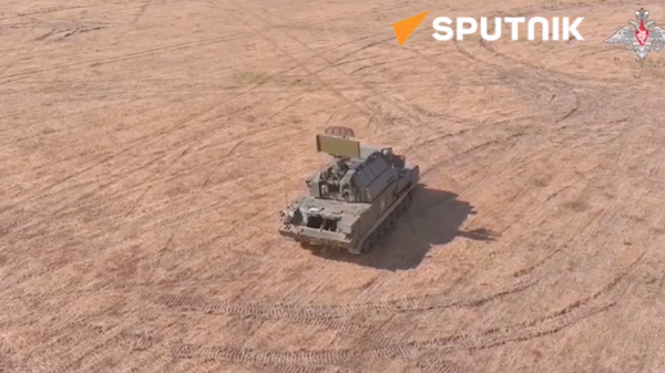 Combat work of Russia's Tor-M2 anti-aircraft missile systems in the zone of the special military op - Sputnik International