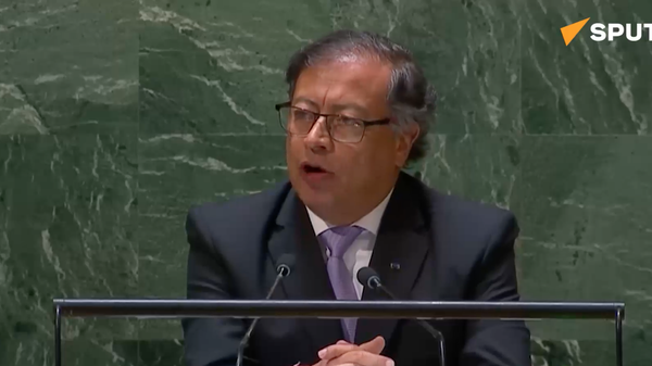Colombian President Gustavo Petro questioned the differential treatment that the international community gives to the wars in Ukraine and Palestine - Sputnik International