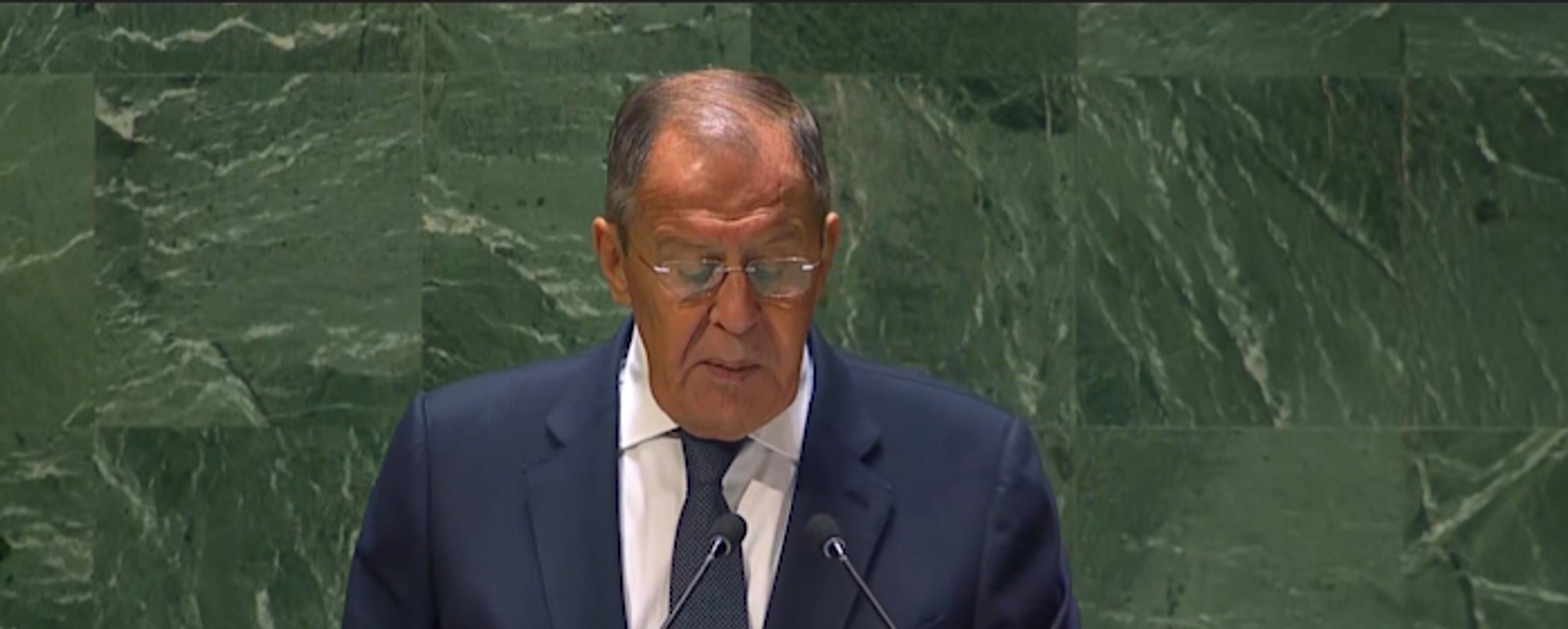 Sergey Lavrov addresses the UN General Assembly - full video Sergey Lavrov addresses the UN General Assembly - full video - Sputnik International, 1920, 23.09.2023