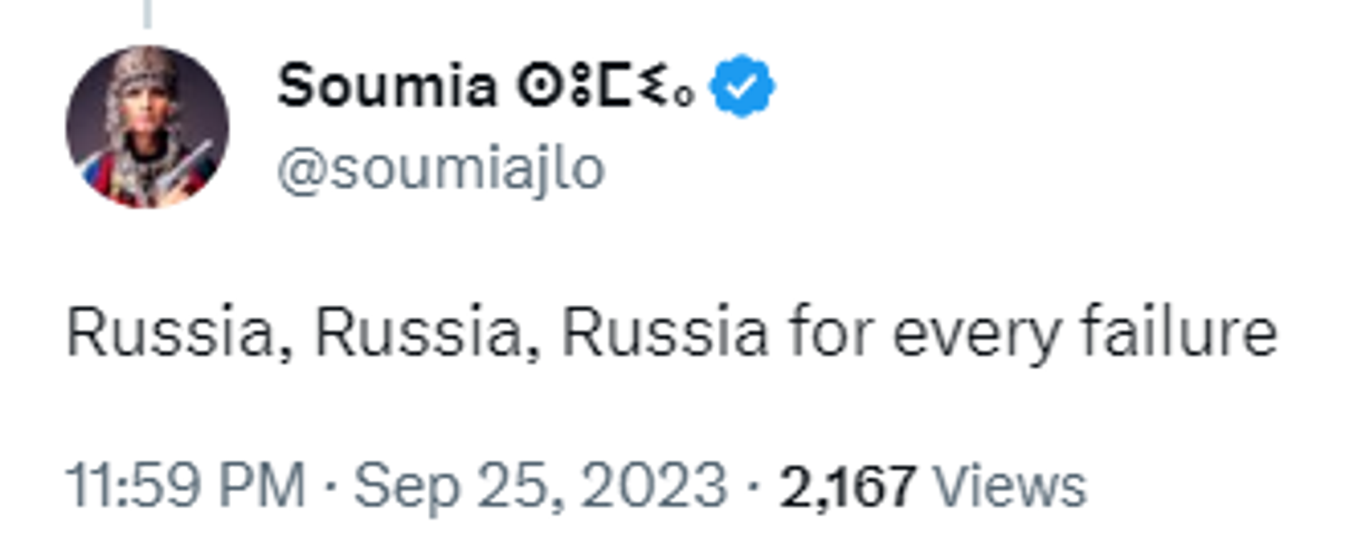 Screengrab of X post. Screengrab of X post. - Sputnik International, 1920, 26.09.2023