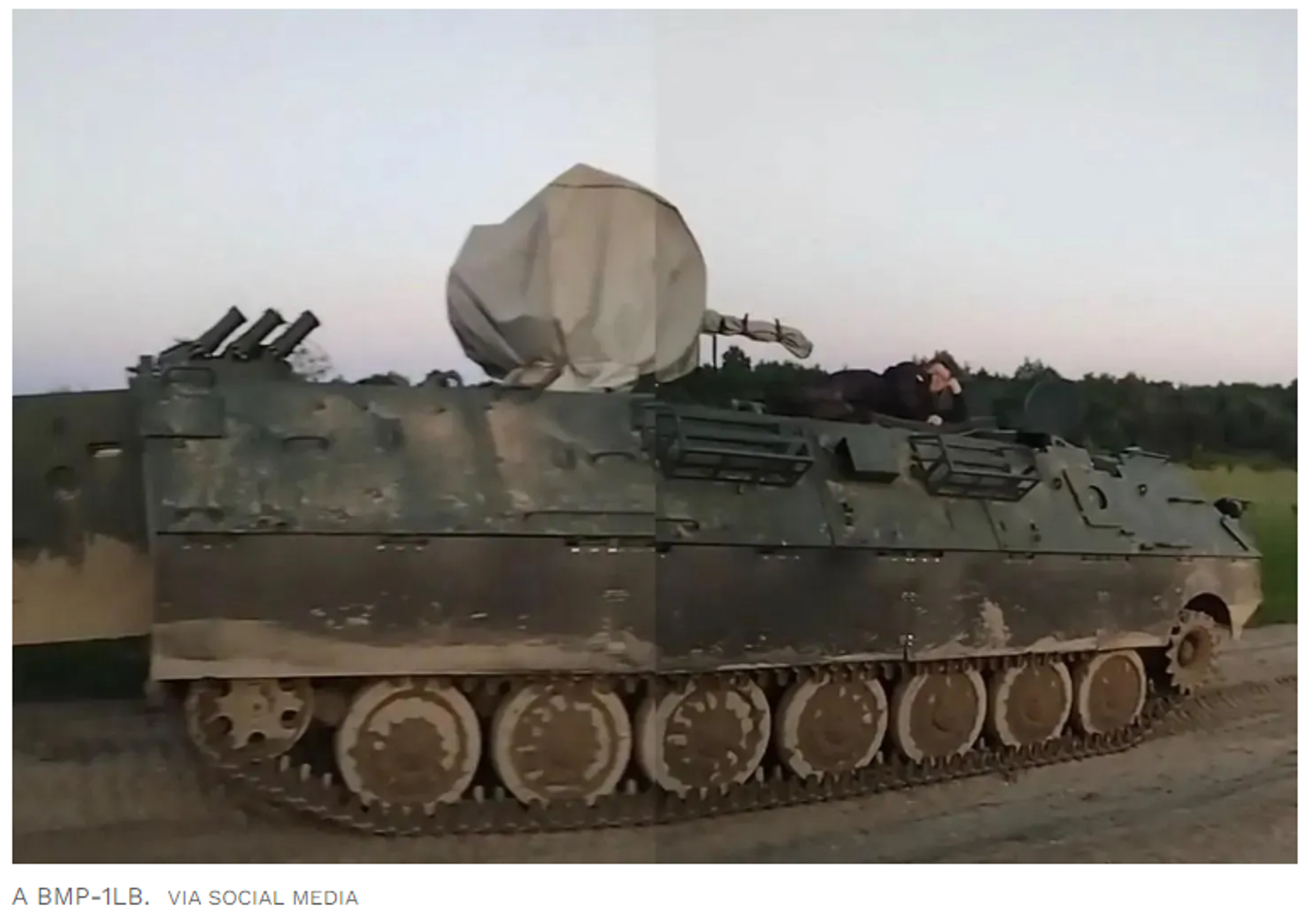 Screenshot of a BMP-1LB taken from social media. - Sputnik International, 1920, 28.09.2023
