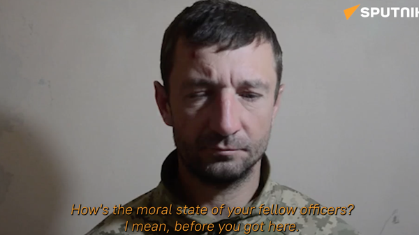 A Ukrainian military man who was captured in the Zaporozhye direction tells about dozens of deserters in the Armed Forces of Ukraine  - Sputnik International