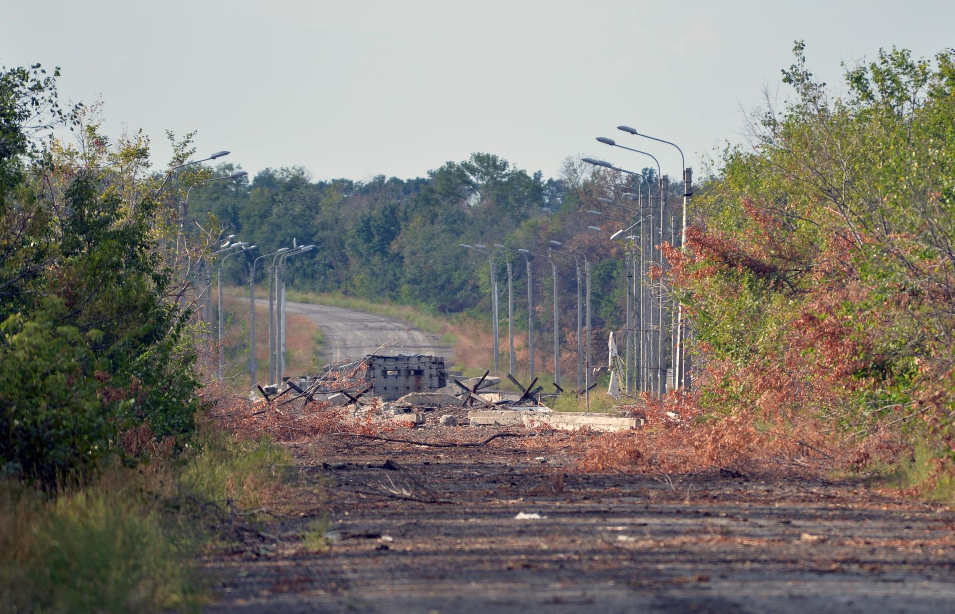 Roadblock in Donetsk region. - Sputnik International, 1920, 01.10.2023