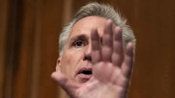 US Speaker of the House Kevin McCarthy, Republican of California, speaks to the press on Capitol Hill in Washington, DC, on September 30, 2023.  - Sputnik International