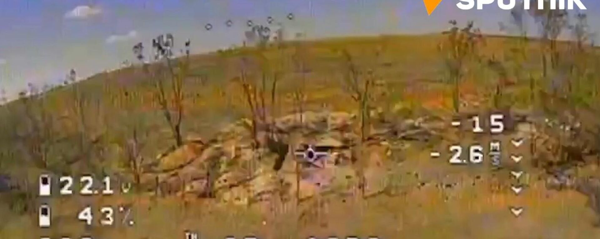 Russian UAV eliminates Ukrainian troops in a dugout in the Artemovsk direction Russian UAV eliminates Ukrainian troops in a dugout in the Artemovsk direction - Sputnik International, 1920, 14.10.2023
