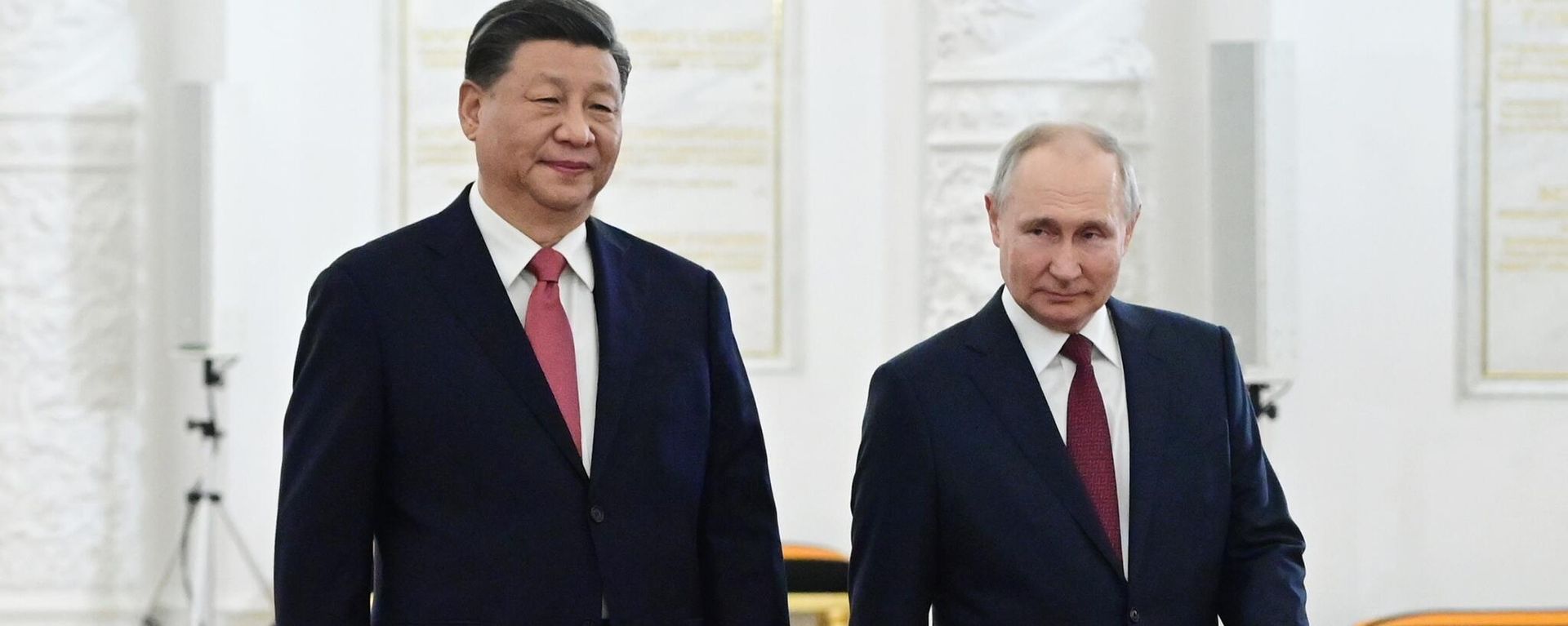Russian President Vladimir Putin's meeting with Chinese counterpart Xi Jinping in Moscow. File photo Russian President Vladimir Putin's meeting with Chinese counterpart Xi Jinping in Moscow. File photo - Sputnik International, 1920, 30.12.2023