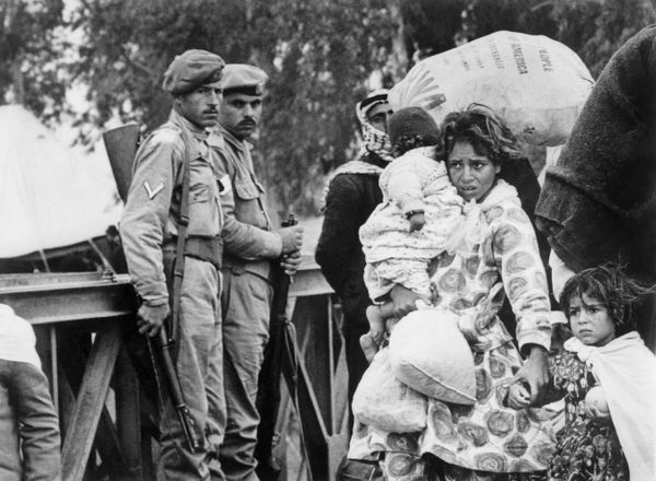 Three young Palestinian sisters from Gaza leave the West Bank occupied by Israeli troops to go to Jordan across the Jordan river January 23, 1968.The movement of Palestinians from the West Bank of Gaza to Jordan in January 1968 was not a mass exodus or displacement like the Palestinian refugee crisis of 1948 but rather a result of complex political and military developments during that period. In the late 1960s, the West Bank was under Israeli military occupation following the Six-Day War in 1967, and tensions in the region were escalating. The Palestine Liberation Organization (PLO) was gaining prominence as a resistance organization, and there were sporadic clashes between Palestinian militants and Israeli forces. The specific events that prompted some Palestinians to flee to Jordan in early 1968 are related to the conflict and Israeli military actions in the West Bank and Gaza. These actions included military raids, curfews, and crackdowns on Palestinian activists, which led to a sense of insecurity and fear among some Palestinian communities. As a result, some Palestinians may have chosen to leave the West Bank and Gaza for Jordan, seeking safety and refuge from the ongoing conflict and Israeli military operations. It's important to note that not all Palestinians in these territories left, and many remained in their homes despite the difficult circumstances. Three young Palestinian sisters from Gaza leave the West Bank occupied by Israeli troops to go to Jordan across the Jordan river January 23, 1968.The movement of Palestinians from the West Bank of Gaza to Jordan in January 1968 was not a mass exodus or displacement like the Palestinian refugee crisis of 1948 but rather a result of complex political and military developments during that period. In the late 1960s, the West Bank was under Israeli military occupation following the Six-Day War in 1967, and tensions in the region were escalating. The Palestine Liberation Organization (PLO) was gaining prominence as a resistance organization, and there were sporadic clashes between Palestinian militants and Israeli forces. The specific events that prompted some Palestinians to flee to Jordan in early 1968 are related to the conflict and Israeli military actions in the West Bank and Gaza. These actions included military raids, curfews, and crackdowns on Palestinian activists, which led to a sense of insecurity and fear among some Palestinian communities. As a result, some Palestinians may have chosen to leave the West Bank and Gaza for Jordan, seeking safety and refuge from the ongoing conflict and Israeli military operations. It's important to note that not all Palestinians in these territories left, and many remained in their homes despite the difficult circumstances. - Sputnik International