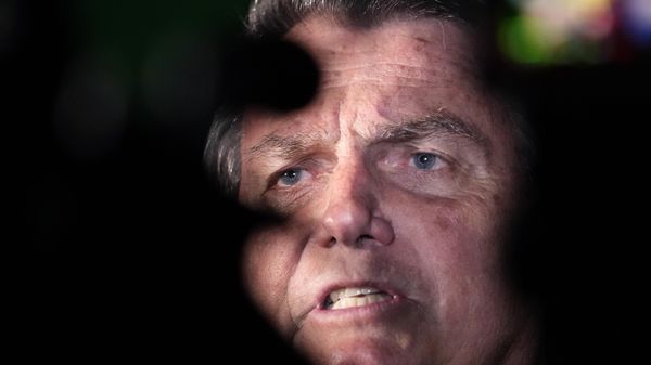 FILE - Former President Jair Bolsonaro talks to reporters after arriving at the airport in Brasilia, Brazil, Friday, June 30, 2023. Bolsonaro denied on Thursday, Sept. 21, a report claiming he had consulted top military leaders to stage a coup and stop his successor Luiz Inácio Lula da Silva from taking office in January. - Sputnik International