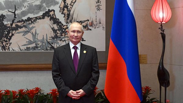 Russian President Vladimir Putin takes part in the Belt and Road Forum in Beijing on October 17, 2023.  - Sputnik International