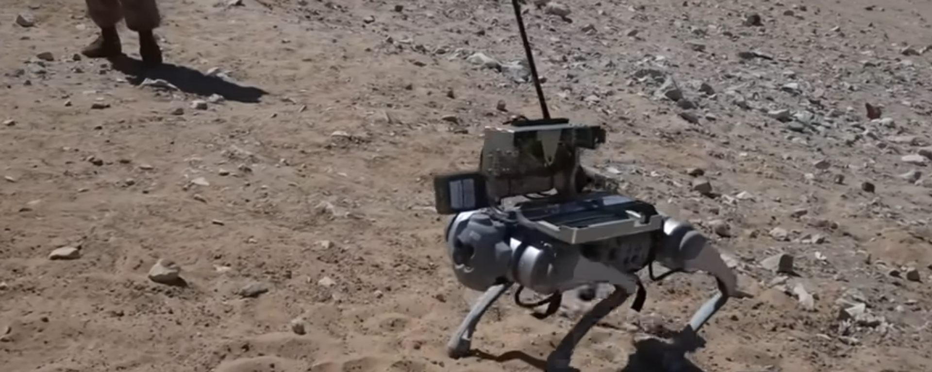 US Marines test fire M72 LAW attached to a Chinese-made robotic dog design. - Sputnik International, 1920, 20.10.2023