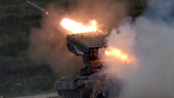 TOS-1A Solntsepyok heavy flamethrower system - Sputnik International