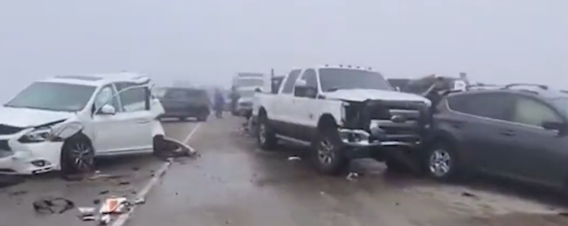Multicar Pileup on Interstate 55 in Louisiana, USA, October 23, 2023 Multicar Pileup on Interstate 55 in Louisiana, USA, October 23, 2023 - Sputnik International, 1920, 24.10.2023