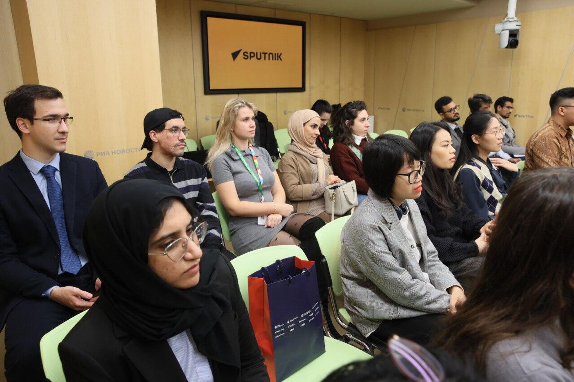 Journalists at the Sputnik’s in-person course Journalists at the Sputnik’s in-person course - Sputnik International, 1920, 25.10.2023
