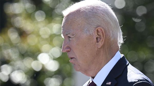 US President Joe Biden at the Rose Garden of the White House in Washington, DC, on October 25, 2023. - Sputnik International