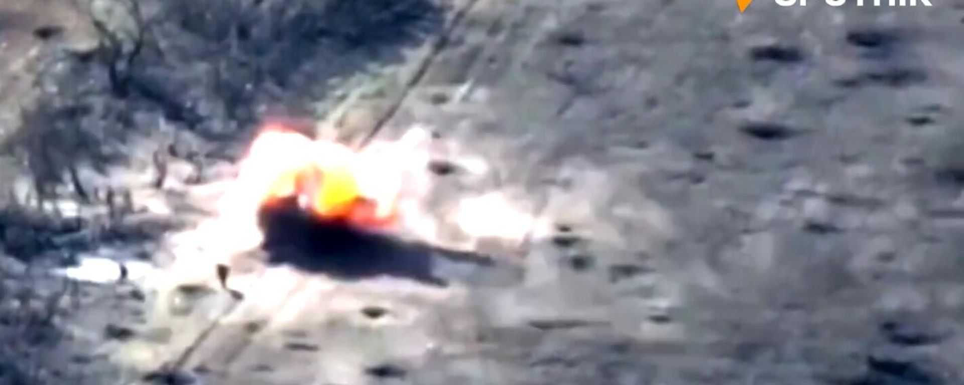 Russian kamikaze drone hits Ukrainian troops near Klescheevka in Artemovsk area - Sputnik International, 1920, 30.10.2023