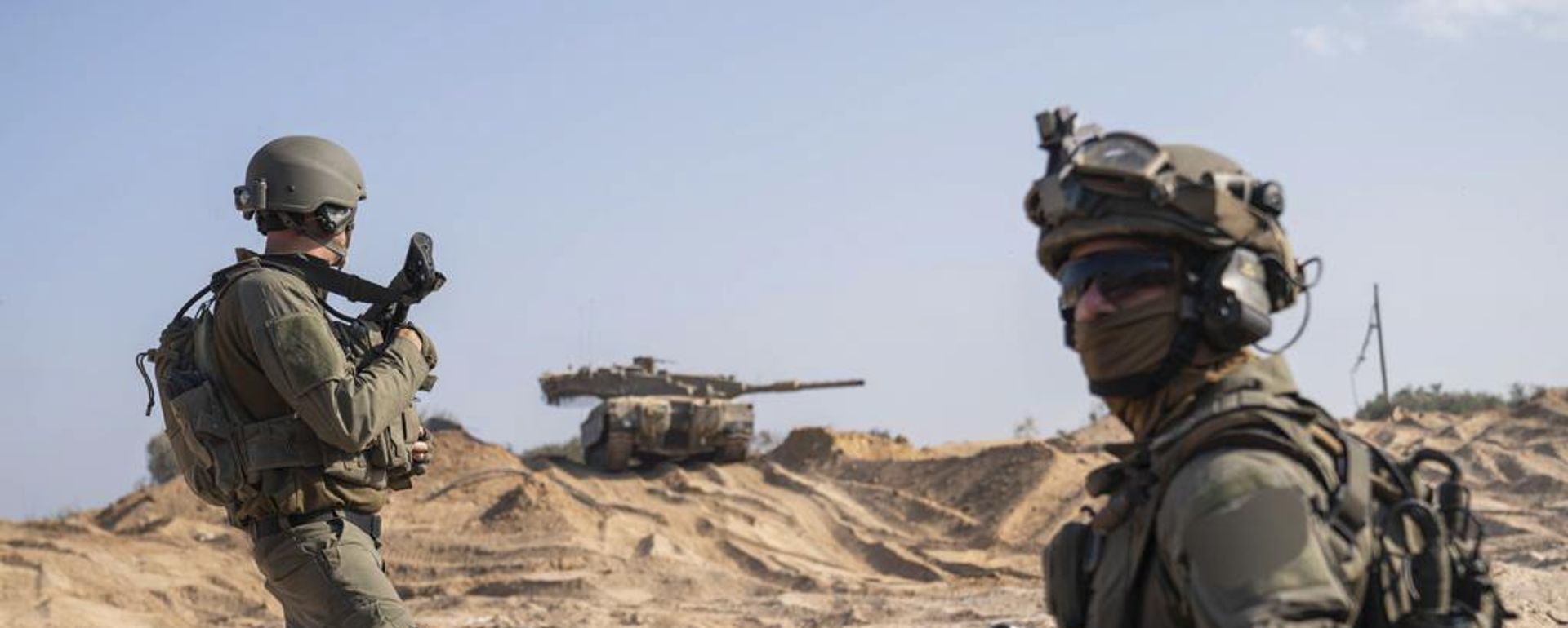This photo released by the Israeli military on Thursday, Nov. 2, 2023, shows ground operations inside the Gaza Strip - Sputnik International, 1920, 07.11.2023