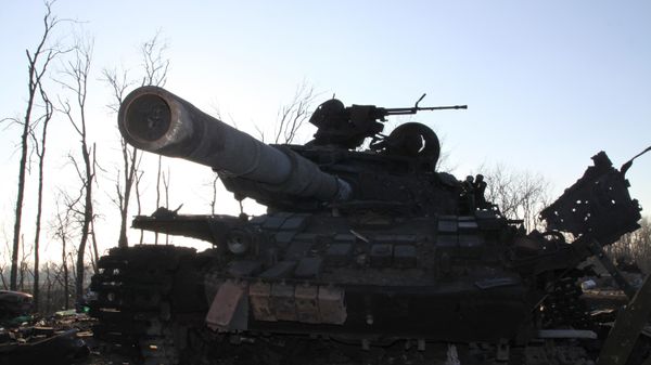 Ukrainian military equipment destroyed during Russia's special military operation. - Sputnik International