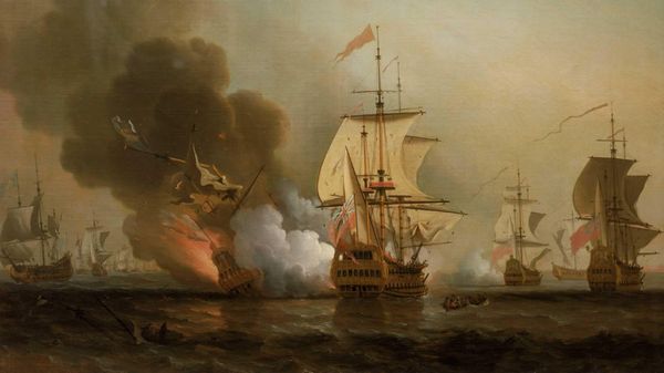 Wager's Action off Cartagena, 28 May 1708, by Samuel Scott (1702-1772) - Sputnik International