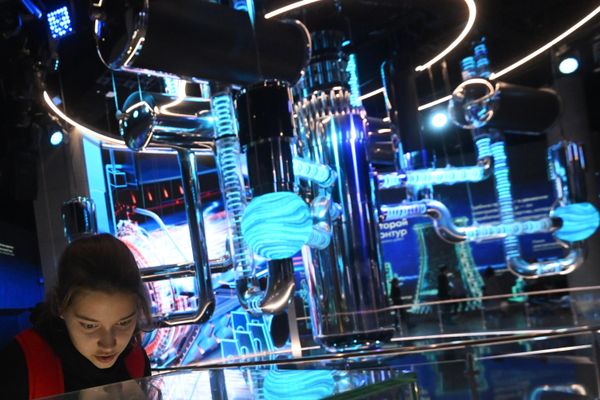 The Atom pavilion at the 'Russia' exhibition in Moscow. - Sputnik International