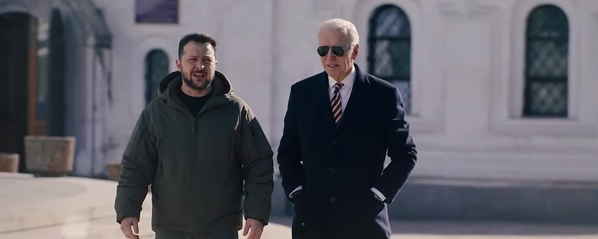 An ad for US President Joe Biden's 2024 reelection campaign showing him in Kiev with Ukrainian President Volodymyr Zelensky - Sputnik International, 1920, 27.04.2024
