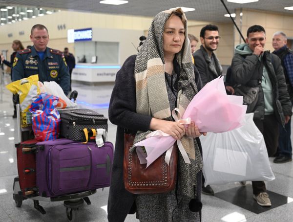 Omar Zorob, a young man who had waited for several hours at Domodedovo airport for his mother, finally welcomed her and handed her flowers. She told journalists that there was literally nowhere to hide from the bombings in the enclave."We had a good flight, thank you all: the diplomats are very good, thanks to the Russian government! We were in such a hot spot, it is very hard for Palestinians now," the woman said. She added that the Israeli bombardment was destroying hospitals and ambulances. "The situation there is very difficult. My husband stayed there, he is a doctor, and he didn't want to leave, he felt it was his duty to stay in Palestine, with his people," she noted. Omar Zorob, a young man who had waited for several hours at Domodedovo airport for his mother, finally welcomed her and handed her flowers. She told journalists that there was literally nowhere to hide from the bombings in the enclave."We had a good flight, thank you all: the diplomats are very good, thanks to the Russian government! We were in such a hot spot, it is very hard for Palestinians now," the woman said. She added that the Israeli bombardment was destroying hospitals and ambulances. "The situation there is very difficult. My husband stayed there, he is a doctor, and he didn't want to leave, he felt it was his duty to stay in Palestine, with his people," she noted. - Sputnik International
