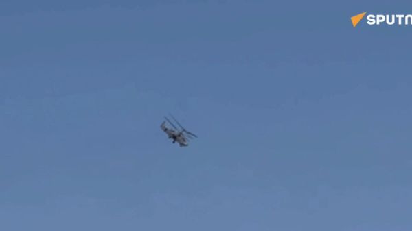 The capabilities of Russia’s Ka-52 helicopter were shown at the Dubai Airshow - Sputnik International
