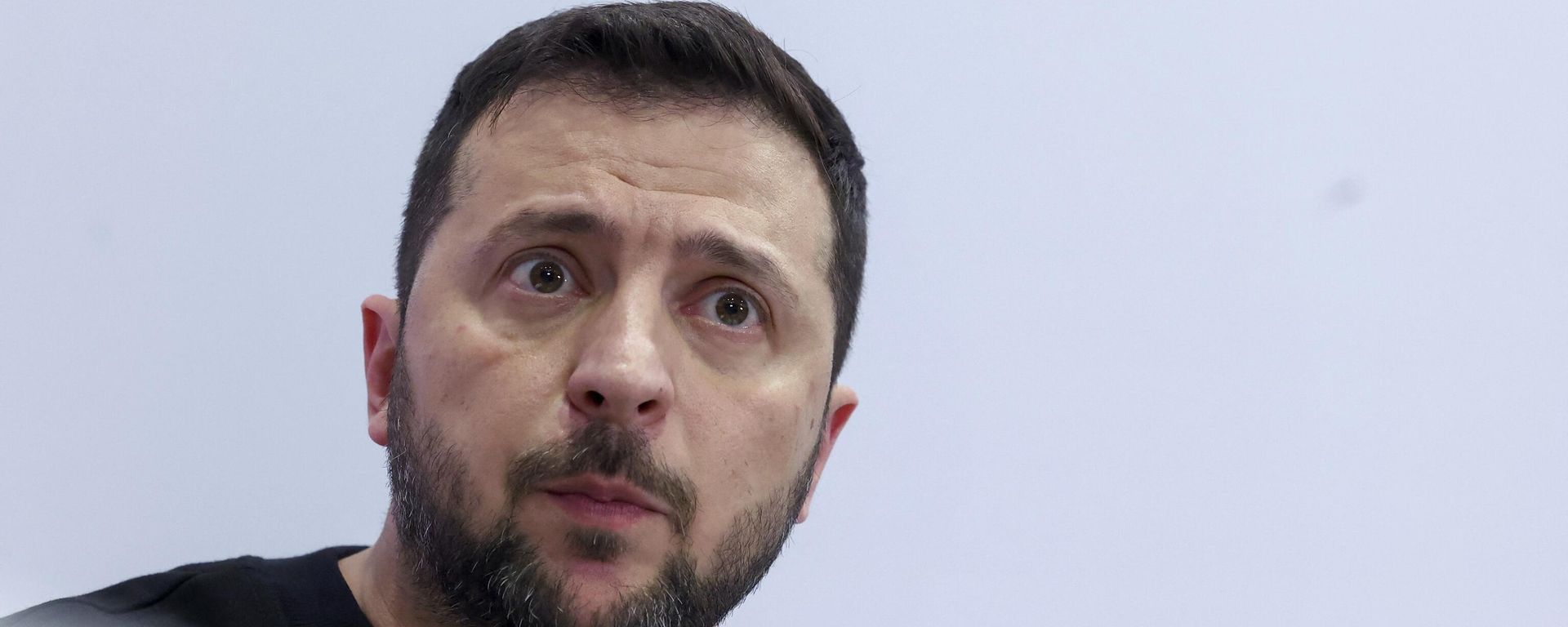 Ukrainian President Volodymyr Zelensky's reaction - Sputnik International, 1920, 18.11.2023